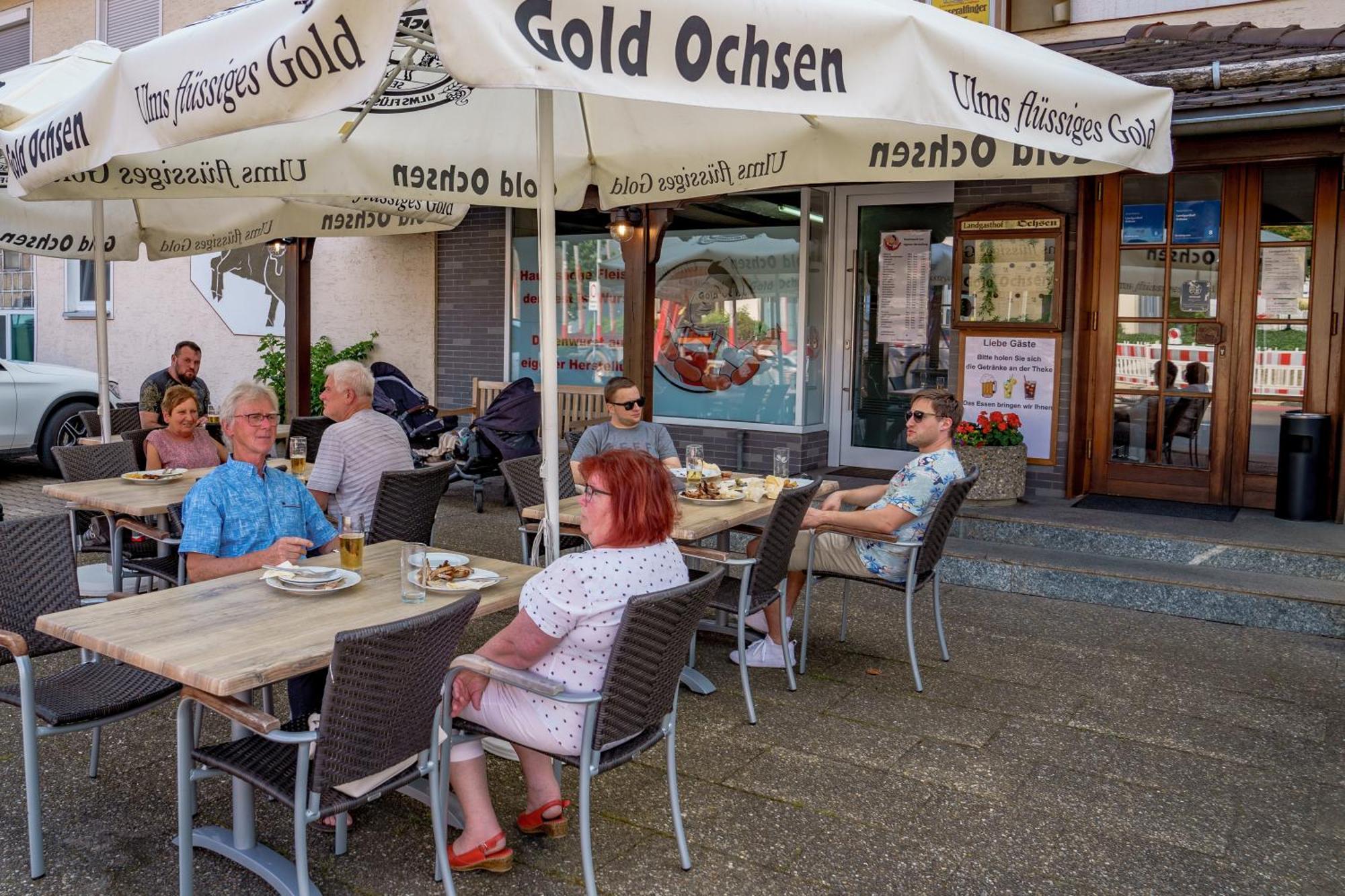 Landgasthof Ochsen Neresheim Bagian luar foto
